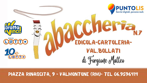 Tabaccheria Matteo Forgione Valmontone