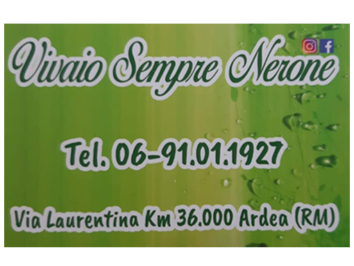 Vivaio Sempre Nerone Ardea