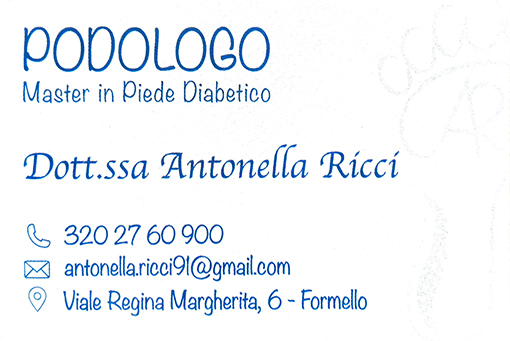 Podologo Antonella Ricci Formello