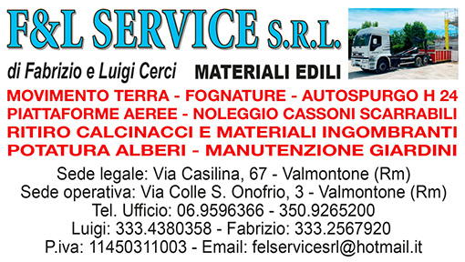 F&L Service Magazzino Edile Valmontone